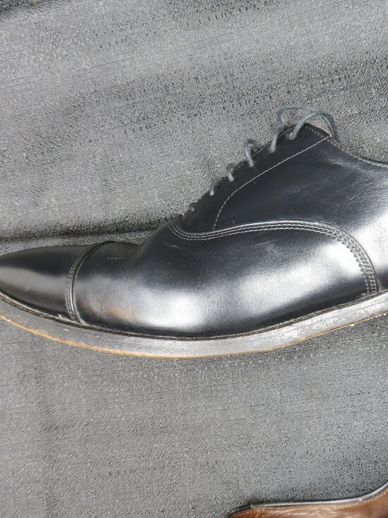 Allen Edmonds 24795 Park Avenue 5615 Black Cap Toe Derby Mens sz 9 B Oxford main image 10